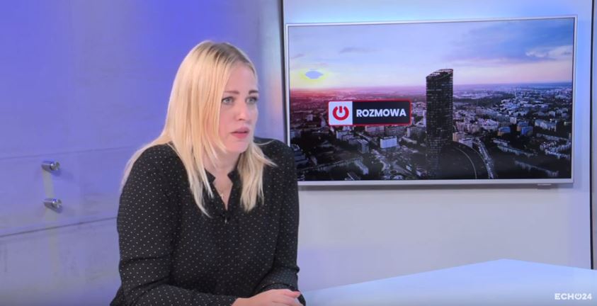 Monika Jopek - wywiad w studio tv echo 24